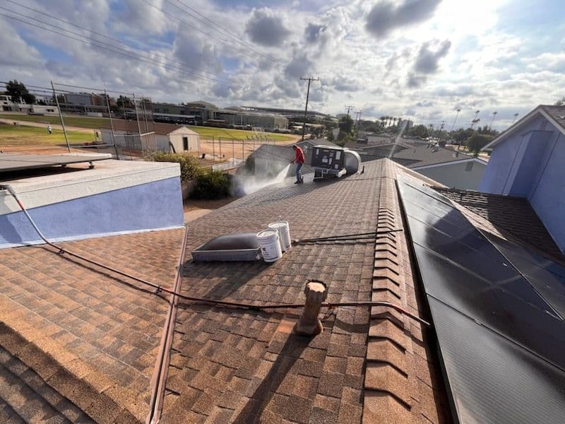 Gallery photos for Restore Solar Efficiency with Expert Roof Rinse Cleaning: Image #2
