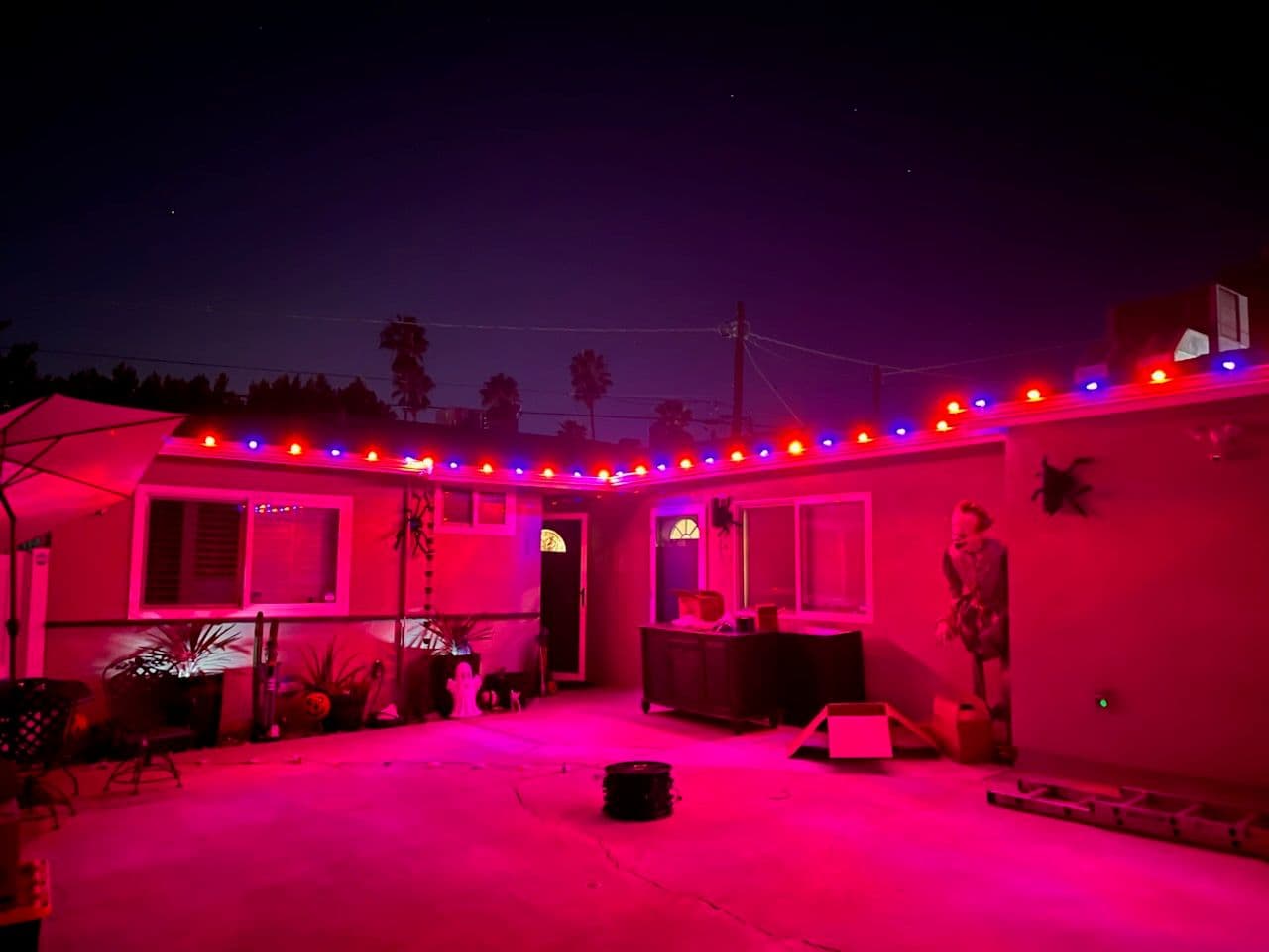Spooky Halloween Lighting Installation image