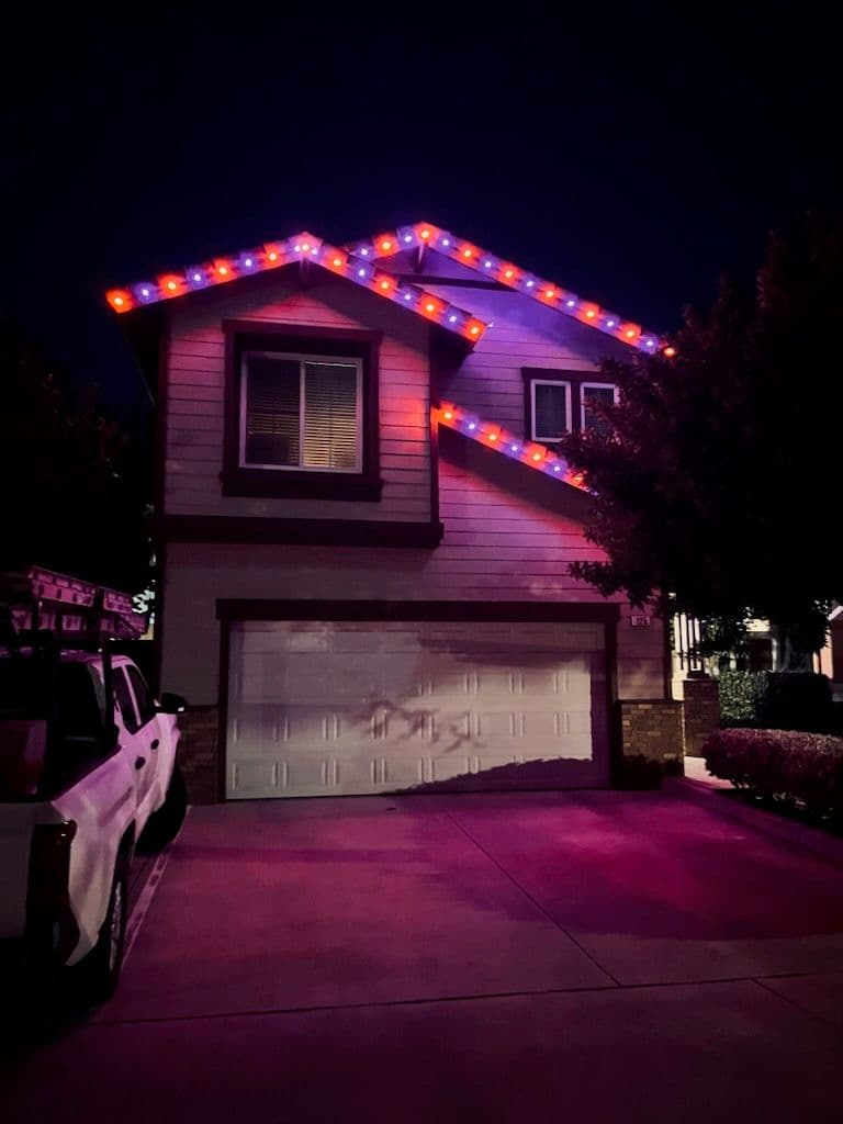 Gallery photos for Spooky Halloween Lighting Installation in Monrovia: Image #3